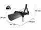 Planierschild f&uuml;r Traktor Blackstone B-GB 140 -  um 360&deg; schwenkbar -orientierbarer Arm