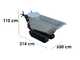 Raupendumper Honda HP 500H IT - Muldenkipper - 500 kg