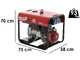 TecnoGen H8000TLX - Benzin- Stromerzeuger 6 kW - Dauerleistung 5.4 kW - 400V