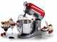 K&uuml;chenmaschine mit Planetenr&uuml;hrwerk  Ariete Moderna Rossa - Leistung 1600 Watt