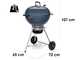 Weber Master Touch GBS C-5750 Slate Blue - Holzkohlegrill - Holzkohlegrill &Oslash; 57 cm