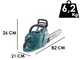 Elektrische Akku-Kettens&auml;ge Makita UC012GZ - Schwert 40 cm - AKKU UND LADEGER&Auml;T NICHT ENTHALTEN