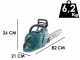Makita UC012G - Elektrische Akku-Kettens&auml;ge 4Ah 40V - Schwert 40 cm