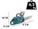 Elektrische Akku-Kettens&auml;ge Makita UC016G - Schwert 40 cm - Akku 4Ah 40V