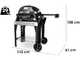 Elektrogrill Weber Pulse 2000 mit Gestell