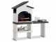 Palazzetti Ravello - Holz-Grillkamin aus Beton - Grillrost 68x40 cm