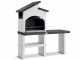Palazzetti Ravello - Holz-Grillkamin aus Beton - Grillrost 68x40 cm