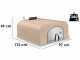 Palazzetti Easy Large - Backofen Pizzaofen - Innenraum: 77x96 cm - 6 Pizzen