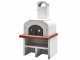 Palazzetti Easy Medium mit Unterbau - Holzbackofen Pizzaofen - Innenraum 77x65 cm
