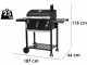 MasterCook Friend - Holzkohlegrill - Grillrost 46x41 cm