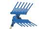 Paterlini B-Fly - Peigne vibreur &eacute;lectrique 206/296 cm &agrave; batterie de type automobile avec c&acirc;ble inclus - Perche t&eacute;lescopique en aluminium