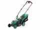 Akku-Rasenm&auml;her zum Schieben RIBIMEX PRBAT20-TON33 - 2x20V 4Ah Akku - 34 cm Schnittbreite