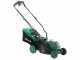 Akku-Rasenm&auml;her zum Schieben RIBIMEX PRBAT20-TON33 - 2x20V 4Ah Akku - 34 cm Schnittbreite