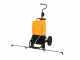 Elektrische Spritzpumpe - Volpi 22 PTB mit Lithium-Akku - mit Radwagen