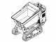 Raupendumper AgriEuro Top-Line CARGO J 10000 HEDH 4.0 mit Joystick - Honda GXe630 - Mit Ladeschaufel