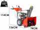 Benzin-Schneefr&auml;se Snapper M1527SE -  B&amp;S 1450 Snow Motor
