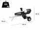 Benzin- Mehrzweck-Holzspalter ausrichtbar Blackstone PML 28-60 R - Rato R210 Motor
