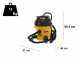Staub- und Fl&uuml;ssigkeitssauger DeWALT DWV902L-QS f&uuml;r die Baustelle