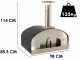 Holzbackofen Seven Italy Eros - Anthrazit