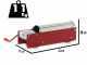 Tre Spade Mod. 7 Rosso - manueller Wurstf&uuml;ller 7 Kg - 2 Geschwindigkeiten