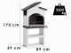 Palazzetti Vieste  - Grillkamin - f&uuml;r Holz und Holzkohle