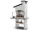 Palazzetti Guanaco 2 - Grillkamin - f&uuml;r Holz und Holzkohle
