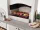 Palazzetti New Zealand 2 - Kombi-Grillkamin mit Holzbackofen aus Beton