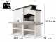 Palazzetti New Zealand 2 - Kombi-Grillkamin mit Holzbackofen aus Beton