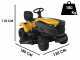 Akku-Rasentraktor Stiga e-Ride S300 - 48V/30Ah Akku-Elektromotor - Mulchschnitt