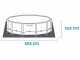 Intex Prisma Frame Clearview 26730NP - &Oslash;488x122 cm - Runder Pool