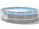 Intex Prisma Frame Clearview 26730NP - &Oslash;488x122 cm - Runder Pool