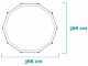 Intex Prisma Frame 26716NP - Aufstellpool rund + Filterpumpe und Leiter
