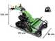 Lampacrescia MGM TTR786HD - Professioneller Schlegelmulcher mit Y-Messern - Raupenkette - Honda GX270