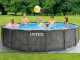 Intex Prisma Frame Greywood 26742NP - Runder Pool