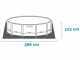 Intex Prisma Frame Greywood 26744NP - Runder Pool