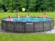 Intex Prisma Frame Greywood 26744NP - Runder Pool
