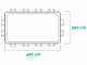 Intex Prisma Frame Chevron 26780NP - Aufstellpool + Filterpumpe und Poolleiter