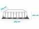 Intex Prisma Frame Chevron 26780NP - Aufstellpool + Filterpumpe und Poolleiter