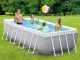 Intex Prisma Frame 26790NP - 400x200x122 cm - Aufstellpool + Filterpumpe und Poolleiter