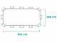 Intex Prisma Frame 26798NP - 610x305x122 cm - Ovaler Pool