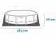 Intex Metal 28212NP - &Oslash;366x76 cm - Frame Pool + Filterpumpe
