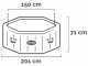 Intex Oktagon Jet &amp; Bubble Deluxe 28458EX - Whirlpool Spa