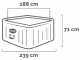 Intex Square Chevron Deluxe 28472EX - Whirlpool Spa