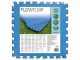 Anti-Rutsch-Bodenschutzfliesen blau 50x50 cm 9 Stk. Bestway 58220