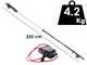 Zanon Shark ZS50 - Akku-Baumschere mit Teleskopschaft - 50.4V 2.9 Ah - 255 cm