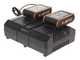 Akku-Heckenschere Worx Nitro WG286E - 2x 20V 2Ah - 60 cm Schwert aus Stahl