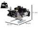 Comet MC20/20 Membranpumpe - Loncin 148F-2 Motor - f&uuml;r S&auml;uren und Chemikalien