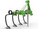 Seven Italy Simply - Drainagepflug Tiefenlockerer f&uuml;r Traktor - 2 Zinken - Rahmen 120 cm