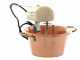 LAR Polentamatic -  Elektrischer Kupfer-R&uuml;hrtopf f&uuml;r Polenta mit flachem Boden - 3.5L - 8W