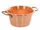 LAR Polentamatic -  Elektrischer Kupfer-R&uuml;hrtopf f&uuml;r Polenta mit flachem Boden - 3.5L - 8W